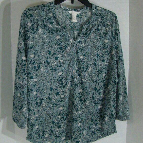 FINAL PRICE H&M Bird & Floral Print Blouse - Picture 3 of 9